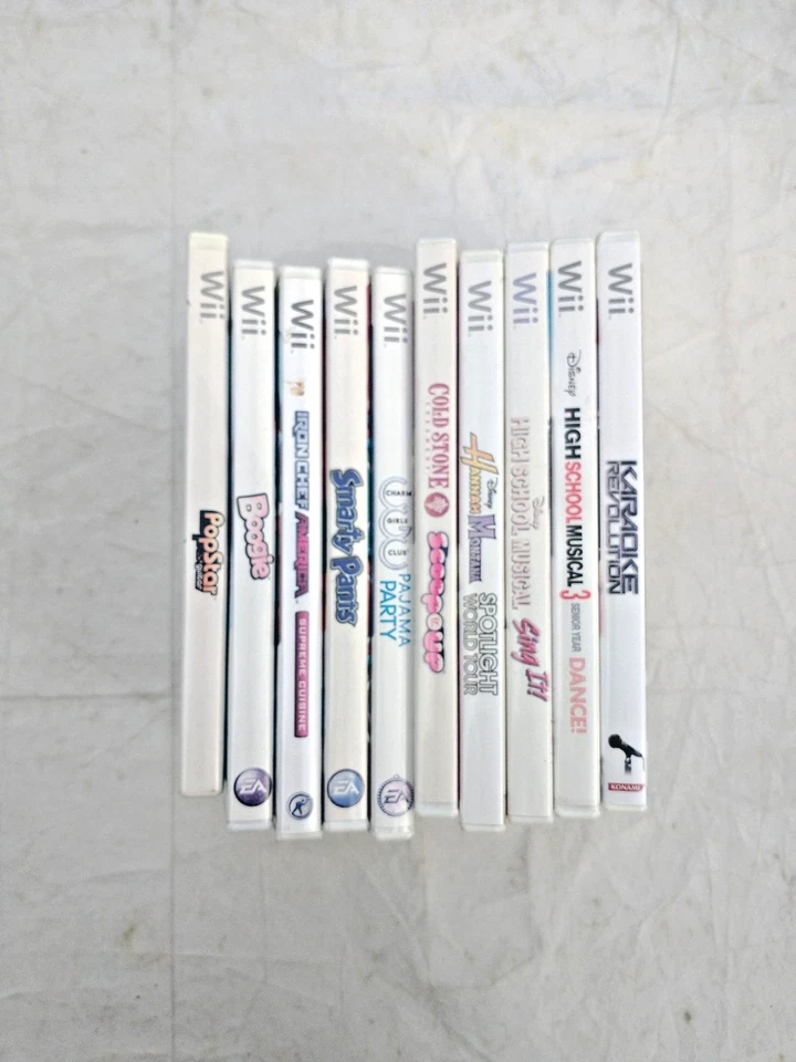 Nintendo Wii Video Game Bundle of 10 Tested w/Manuals - Image 3 of 3