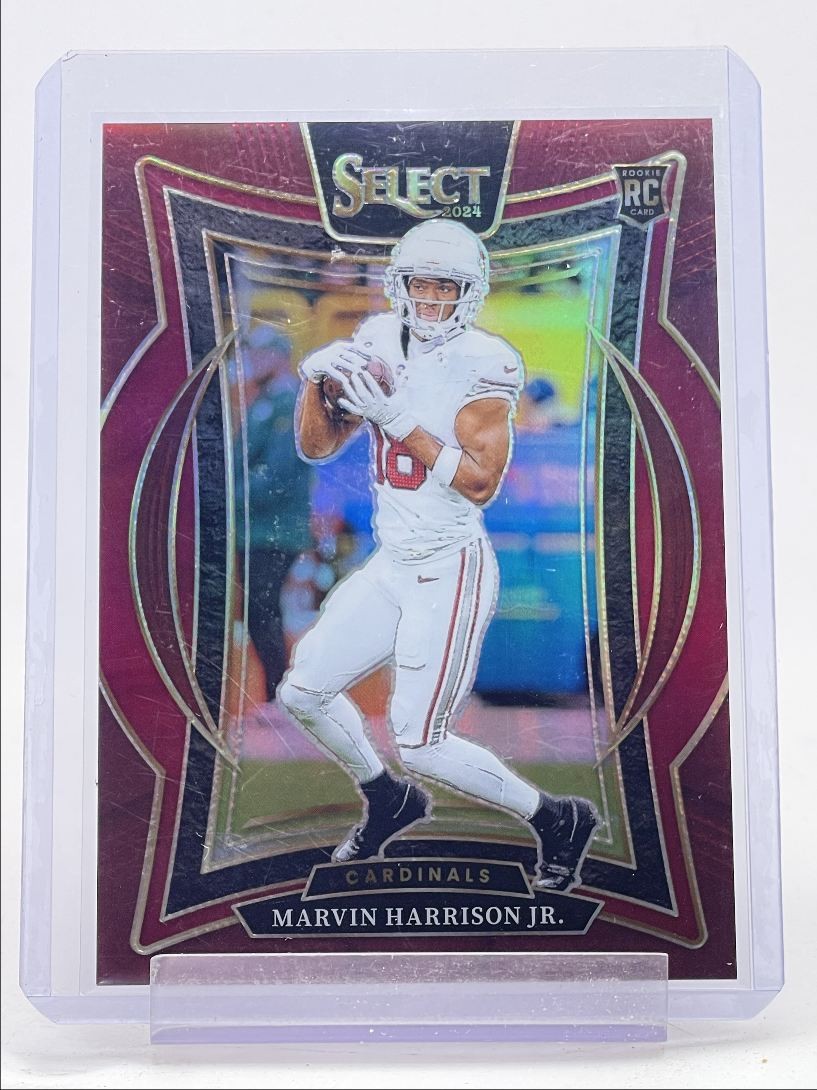 MARVIN HARRISON JR. 2024 SELECT CONCOURSE ROOKIE MAROON PRIZM RC /149 Q5540