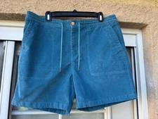 Lot of 2 Chubbies Corduroy Shorts 5.5” Ins Mens Sz XL RegFit Maroon &Turquoise