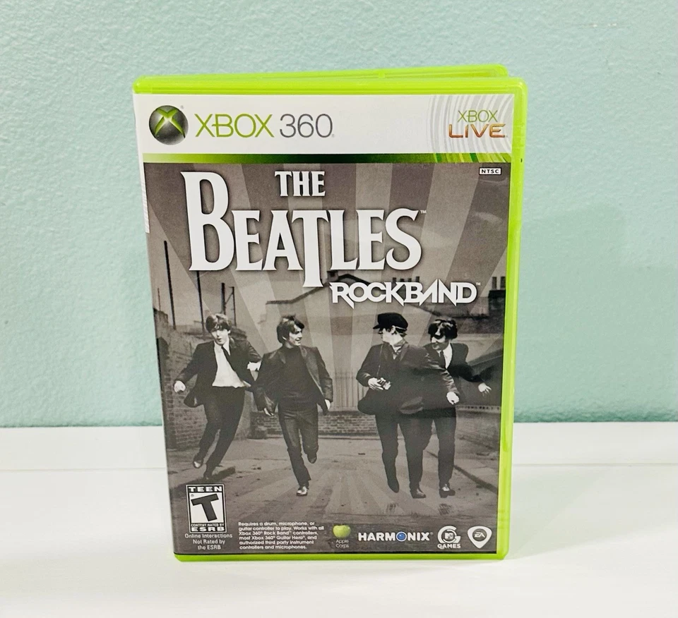 Xbox 360, Rock Band The Beatles Bundle W/Keytar, Drums, Game & Strap: Tested! - Image 4 of 4