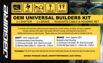 #ad #ad Jagwire Universal Cable Housing Kit Brake amp; Shift OEM Complete MTB Road PRO Bike $28.90