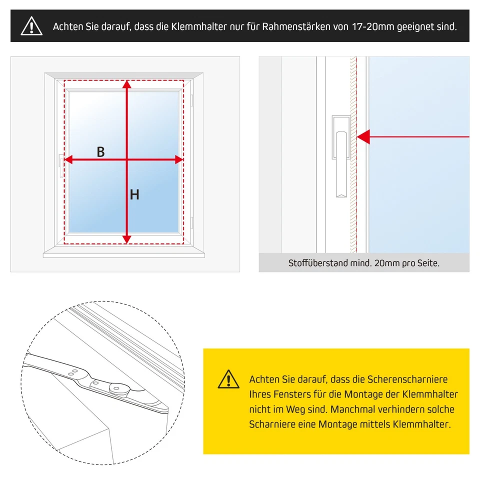 Plissee ohne Bohren Klemmhaltern Fenster Tür Verspannt Plisseerollo Polyester - Bild 3 von 4