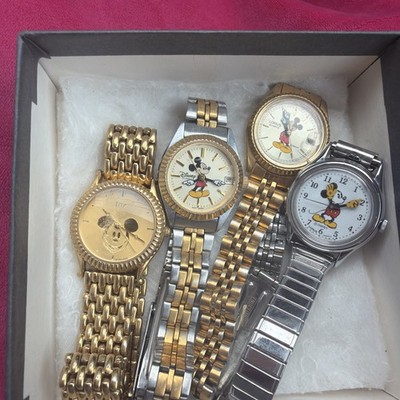 Mickey Mouse Watch Bundle Lot of 4. Jaz,Disney,lorus Mickey 