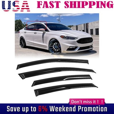 For Ford Fusion 2013-2020 Mugen Style Window Vent Visor Rain Guards Deflector