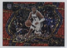 2022-23 Panini Select Courtside Red Disco Prizm 24/49 De'Aaron Fox #213 02v3