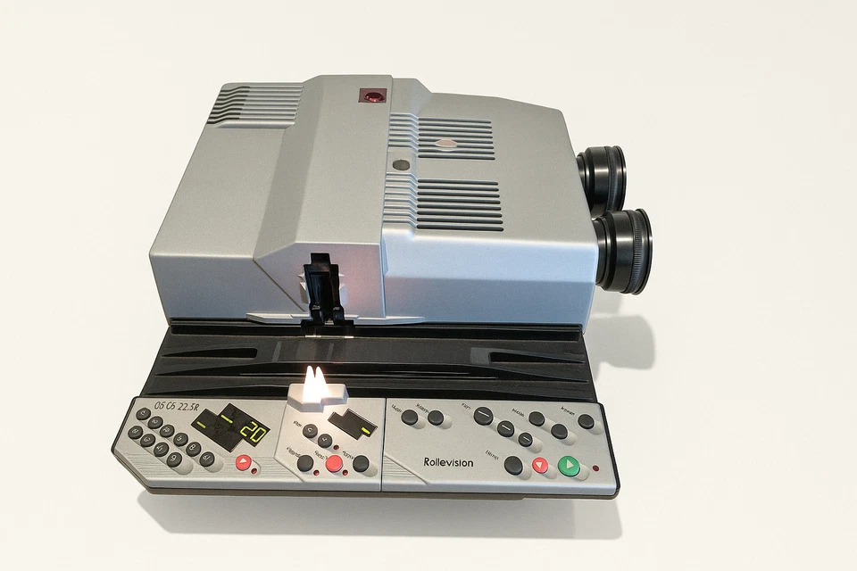 Rolleivision Twin MSC 325 P with AV-Apogon 2.4/90 HFT, Overhead Projector - Image 4 of 4