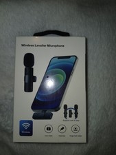 Wireless Lavalier Microphone ClipOn BluetoothMic For iPhone 17/17e/16e/15 ProMax