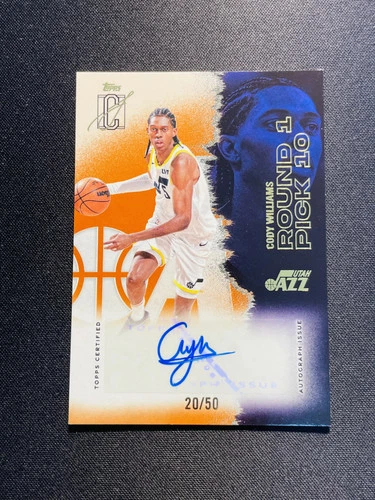 2025 Topps Signature Cody Williams Orange (RAW)