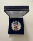 2000 American Silver Eagle Colorized Coin 1 Oz Fine .999 Original Box USA