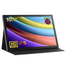 10.1" LCD Touchscreen IPS Monitor 1280x800 Portable Screen HDMI Display Built...