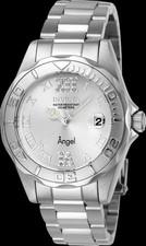 Invicta Angel Women's Watch 38MM Case Stainless Steel Silver Dial 100M WR 14396