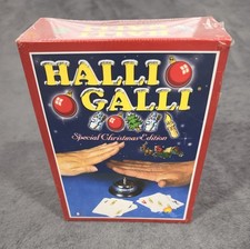 New Sealed Vintage Halli Galli Special Christmas Edition Board Game by Amigo
