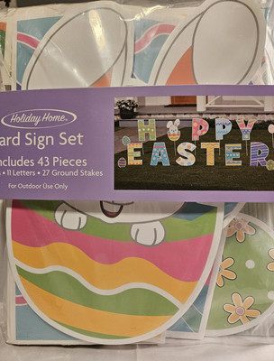 Happy Easter  Yard Sign Decorative 