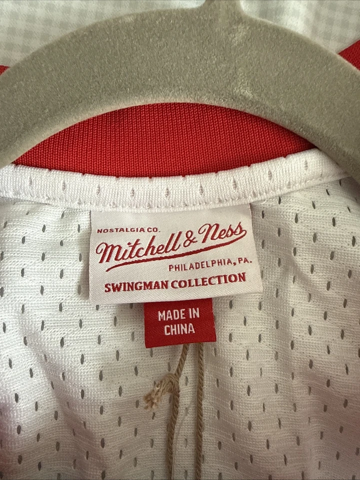 Men’s Mitchell & Ness Miami Heat Tim Hardaway #10 White 1996/97 Jersey Sz XL NWT - Image 4 of 4