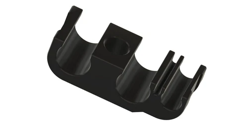 5X BMW E12 E24 E28 E30 E32 E38 Clamp Brake Line Holder Mounting Fuel Lines Black - Picture 1 of 3