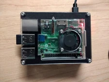 Raspberry Pi 3 B+ Case with Fan Cooling Pi 3B Case with 3 Pcs Heat-Sinks 5V NEW