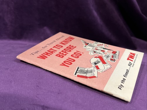 TWA Airline Know Before You Go Mary Gordon Broschüre Reise Urlaub VINTAGE 1958 - Bild 8 von 8