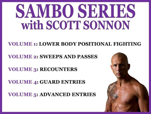 SAMBO SERIES (5) DVD SET mma sweeps passes recounters guard entries advanced