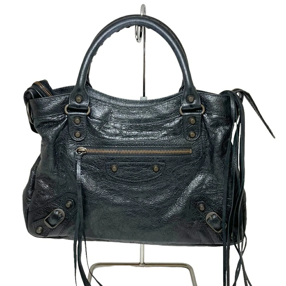 Balenciaga The Giant Town Hand Shoulder Bag smoky blue 240579 | eBay