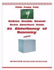 400 23x24" Deluxe Extra Absorbent Puppy Training Pads Reuse 2-3 X's FREE SAMPLES