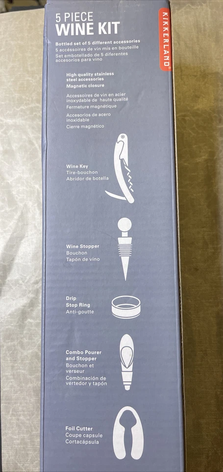 Kit de vino Kikkerland 5 piezas (nuevo) Foto 3 de 4