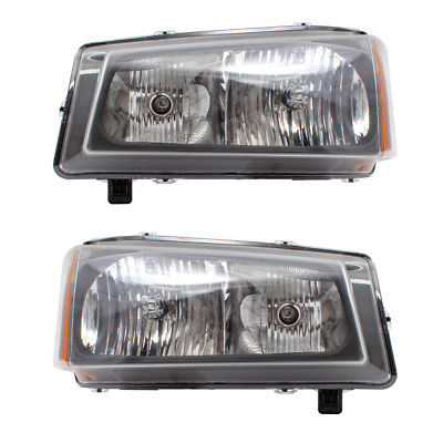 DEPO Halogen Headlight Set For 2003-2006 Chevrolet Silverado 1500 Left & Right