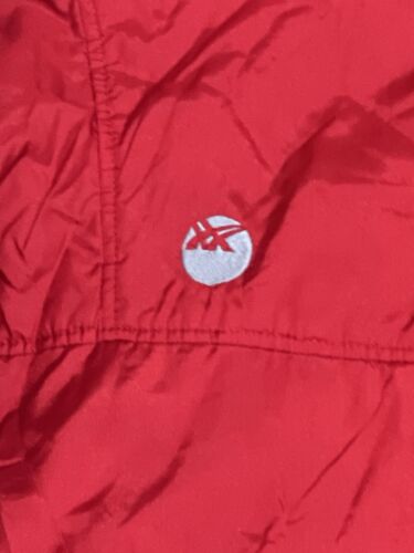 Vintage 80s Asics Nylon Red USA Jacket Men’s Size Large Sportswear Japan Retro - Picture 3 of 7