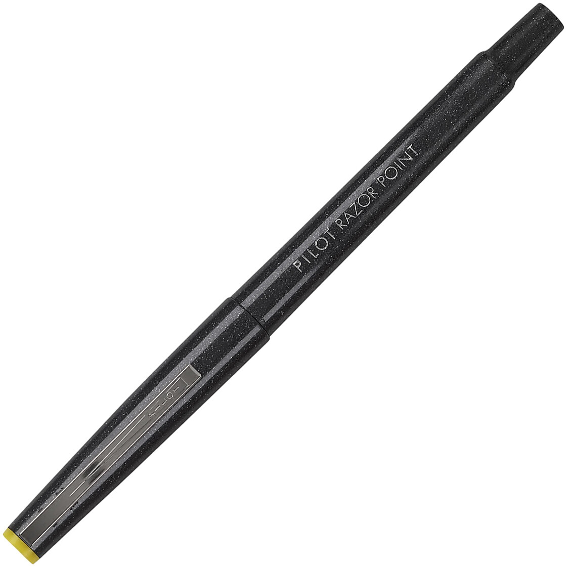 11001 Pilot Razor Point Marker Pen, Ultra Fine Plastic Tip, Black Ink, Pack of 6