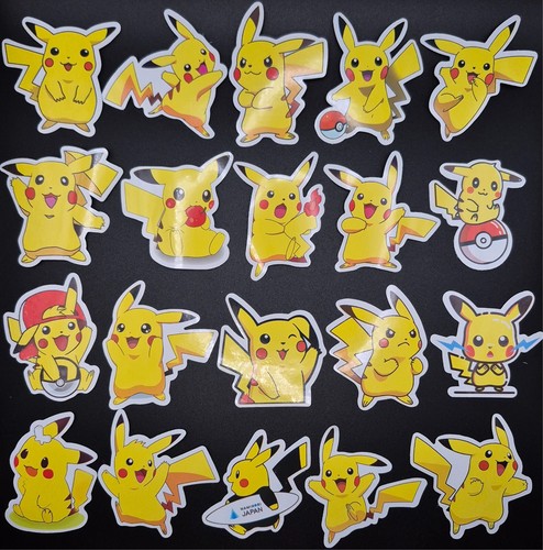 Adesivi Pikachu Confezione 50 Adesivi Assortimento Casuale Pokemon Sticker Decal - Venditore USA - Foto 9 di 10