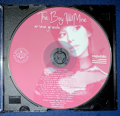 Ariana Grande The Boy Is Mine Remixes 15 Tracks Single Promo CD Limited