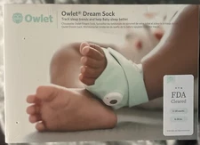 Owlet Dream Sock (the Current Working Version Of Owlet Sock) In Mint Green