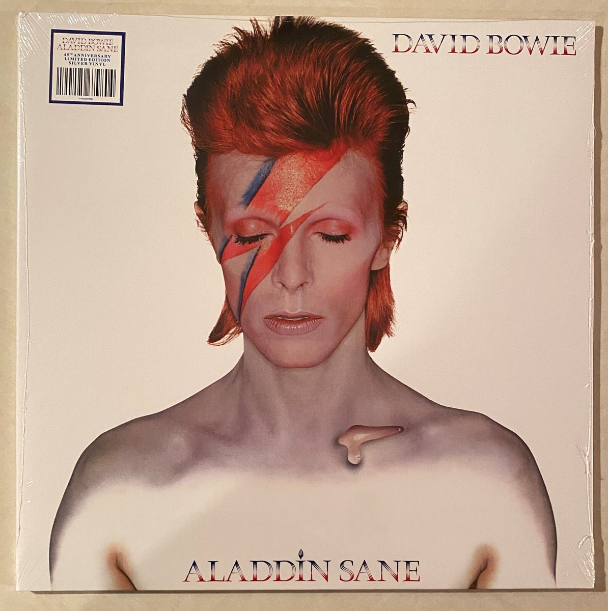 DAVID BOWIE Aladdin Sane 45th Anniversary Limited Edition SILVER