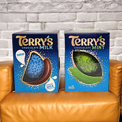 Terry's Schokolade Milch & Minze Schokolade Geschenkset 2er Pack je 145g