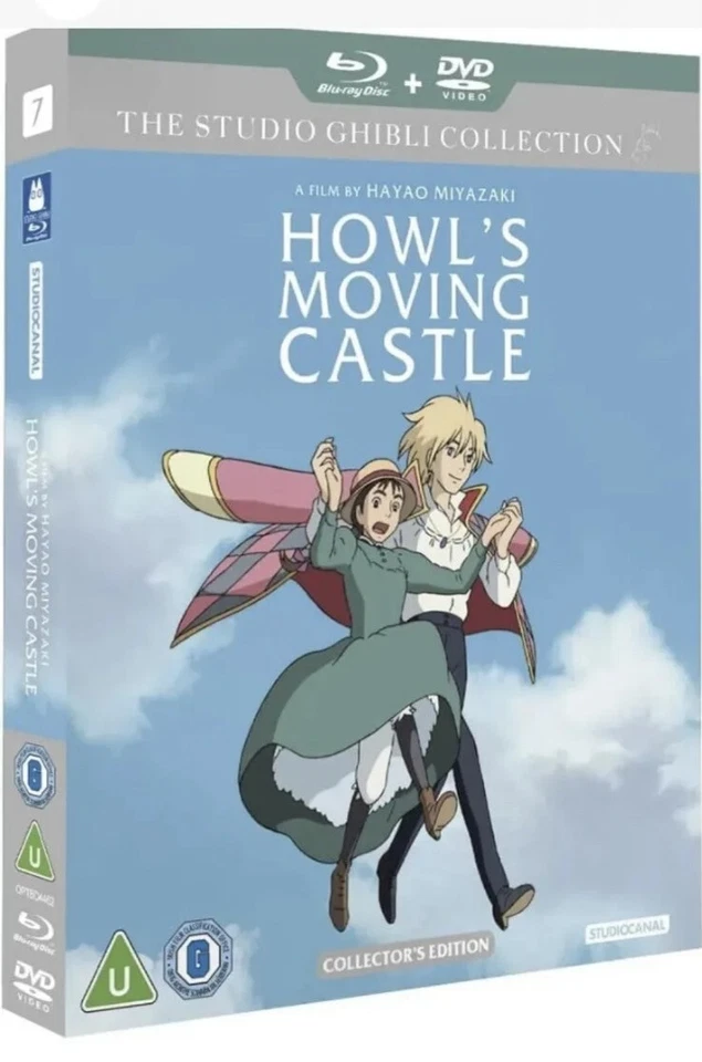Howl’s Moving Castle Collector's Edition Blu Ray +DVD Region 2 - New, Sealed - Image 3 of 4