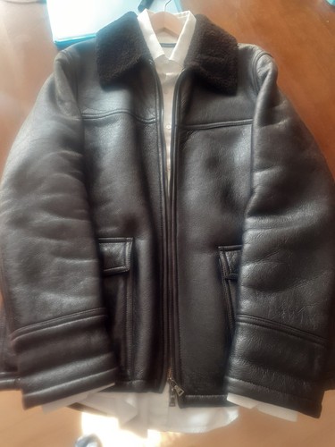 Herren $ 5k PRADA Black Label dunkelbraun glänzend Luxus Lammfell Jacke US42 IT52 L - Bild 2 von 24