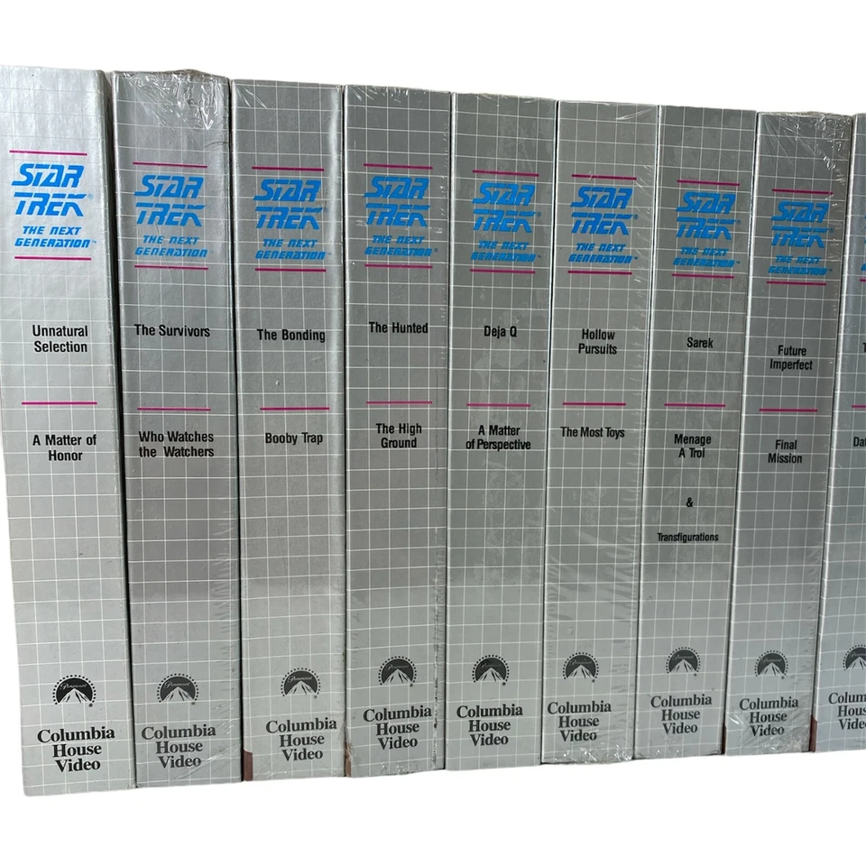 Star Trek The Next Generation VHS Lot of 16 The Collectors Edition 15 sealed new - Image 2 of 4