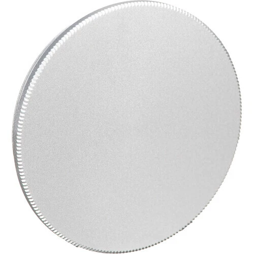 Metal Screw-on Front Lens Cap Stainless Steel Silver for Leica Canon Nikon Sony - Image 2 of 2