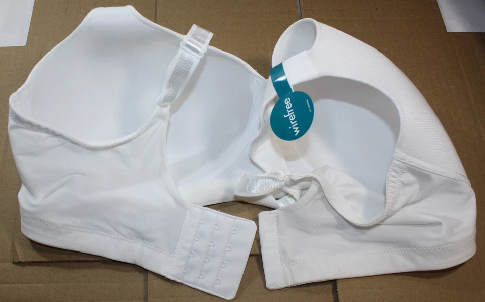 NWT VANITY FAIR keep your cool wire free BRA 71355 breathable full figure WHITE - Image 2 of 4