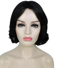 Jean - Wavy Kanekalon Synthetic Fiber Full Wig, 6.5-9.5 in, Black