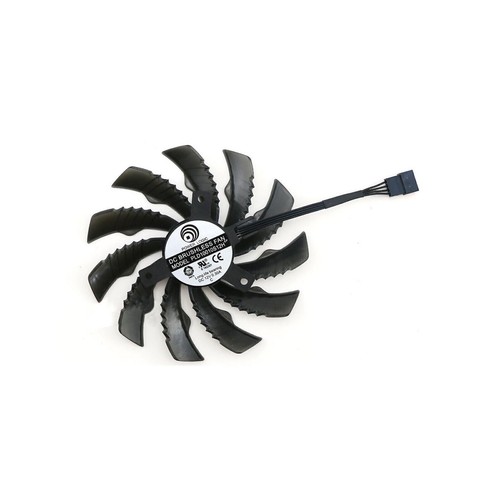 For GIGABYTE GTX1660ti 1660 1660SUPER 1650 PLD10010S12H Cooling Fan Spare Part - Afbeelding 2 van 10