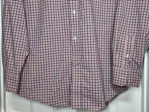 Ariat Shirt Mens L Red Blue Pro Series Plaid Stretch Button Down Western Rodeo - Picture 6 of 12