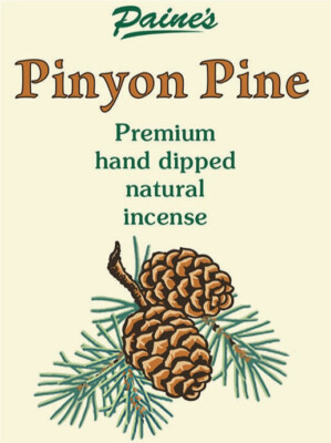 20 sticks 11'' PINYON PINE hand dipped natural incense Paine's flowers