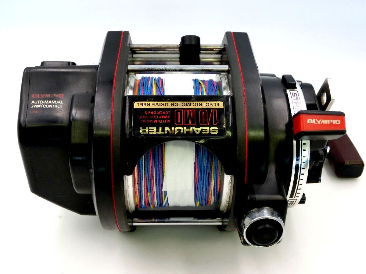 Vintage OLYMPIC SEAHUNTER 1/0MD 12V Biggame Electric fishing reel Very good eBay