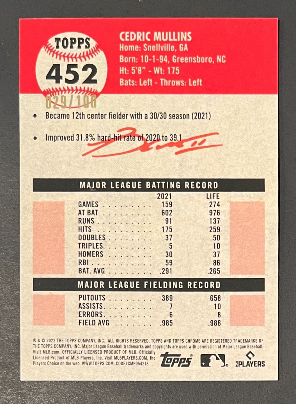 ⚾(you pick!) Baltimore Orioles 2022 Topps Chrome Platinum Anniversary🟠⚫ - Picture 62 of 92