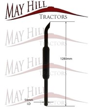 Silencer Exhaust Pipe for Massey Ferguson 362N 375E 382N 390E 590 Curved End 