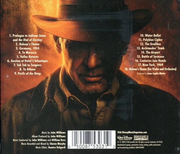 John Williams – Indiana Jones And The Dial Of Destiny (2023) Score CD / MEGARAR! - Bild 2 von 2