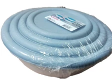 STERILITE 14069 8 Pc Covered Bowl Set, White & Blue