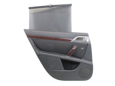 Left Back Panel Wooden Decoration Black Leather Sun Awning Suitable for