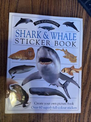 The Eyewitness - Shark & Whale - Sticker Book (Create your own picture book)