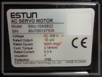 1PC ESTUN servo motor EMJ-10ASB22 NEW #W1